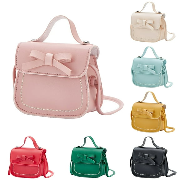 Lovebay Small Purse Handbag Shoulder Bag Messenger Bag for Little Girls Kids Bowknot Bag
