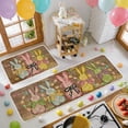 thumbnail image 2 of Vwrxbz Easter Kitchen Mat Set 2 Piece Bunny Egg Design Runner and Small Rug Holiday Entrance Hallway Floor Mat, 2 of 9