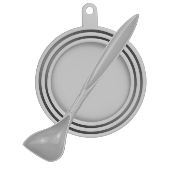 Fiudx Tapa para Latas de Comida para Perros, Diseño Sellado, Función de Conservación de Alimentos Integrada, Asa Cómoda, Fácil de Limpiar, Versátil para Almacenar Alimentos y Alimentar a Mascotas, Co