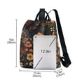 thumbnail image 3 of FORMRS Women's Travel Backpack Purse Anti-Theft Hidden Pockets Casual Shoulder Bag, Dark Floral Pattern, 3 of 7