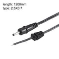 thumbnail image 2 of Unique Bargains 1.2M/4FT,2.5mm x 0.7mm 2A Male Plug DC Power Adapter Connector Cable Cord, 2 of 3