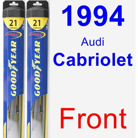 1994 Audi Cabriolet Brake - 1994 Audi Cabriolet Wiper Blade Set/Kit (Front) (2 Blades) - Hybrid
