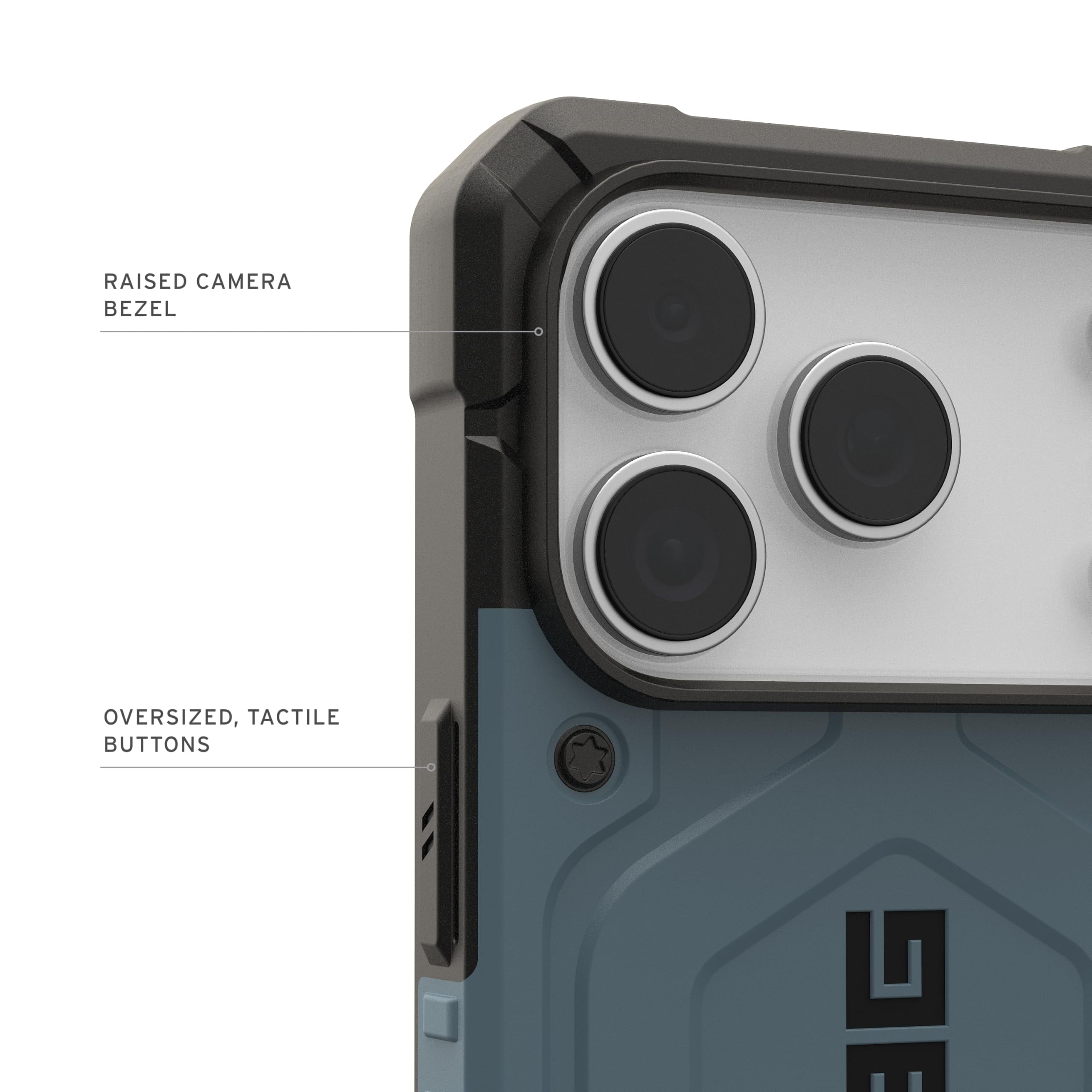 UAG iPhone 17 Pro Case Pathfinder - Compatible with MagSafe Military Grade Protective Cover, Cloud Blue