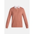 thumbnail image 5 of George Men's and Big Men's Rugby Shirt with Long Sleeve, Size S-6XB, 5 of 5