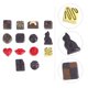 thumbnail image 4 of GOOHOCHY 14 Uds resina imán para nevera forma de chocolate imán para nevera pegatinas calcomanías, 4 of 8