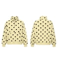 thumbnail image 2 of AloohaidyvioNo Boundaries Womens Half Zip Sweatshirts Fall Casual Long Sleeve Pullover Loose Polka Dot Quarter Zip Tops, 2 of 9