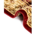 thumbnail image 7 of Unique Loom Versailles Collection Area Rug - Phillipe (10' 6" x 16' 5" Rectangle Red/Cream), 7 of 7