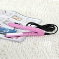 Jungdeepe Mini Travel Woman Ceramic Portable Ceramic Hair Straightener Big Barrel Curling Wand