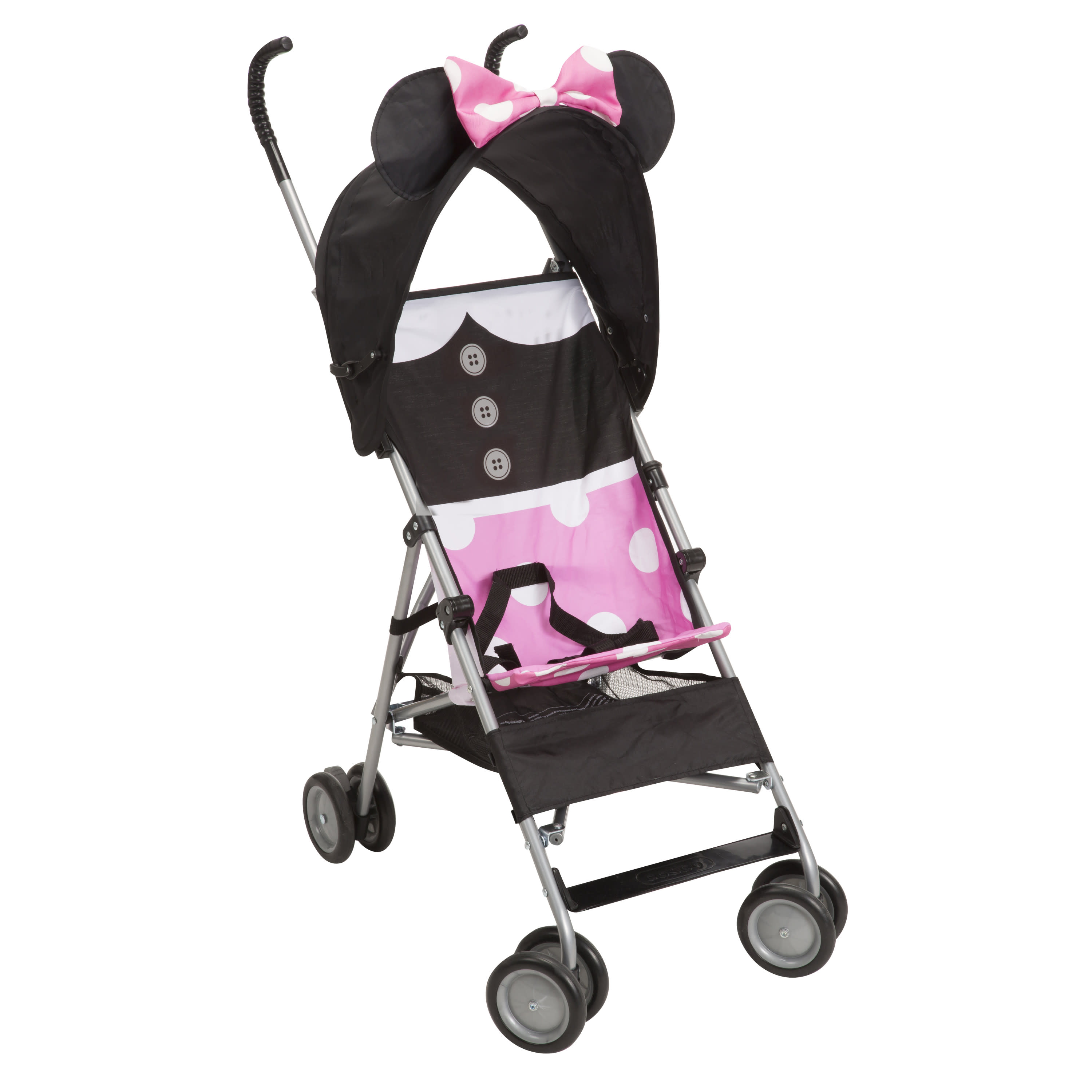 Disney Baby Comfort Height Character Umbrella Stroller with Basket, Minnie Dress Up - image 4 of 8