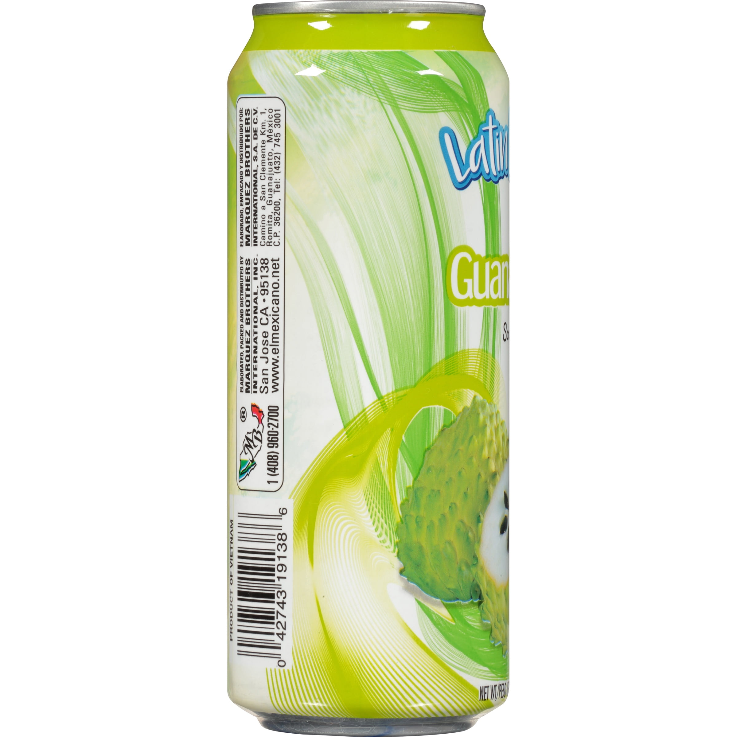 Latin Fusion Soursop Juice, Agua de Guanabana, 16.9 fl.oz.