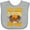 AC-Heather Grey, variant on Inktastic Axe Throwing Funny Boys or Girls Baby Bib