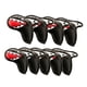 thumbnail image 1 of Soidarity 9x Shark Golf Iron Head Covers PU Leather Headcovers Golf Club Golf Negro 9 piezas, 1 of 1