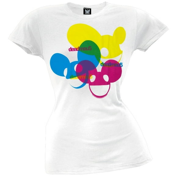 deadmau5 - Three Heads Juniors T-Shirt