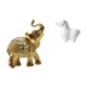 thumbnail image 1 of Estatua De Elefante Y Caballo De Porcelana, Artesanía De Resina, Escultura De Animal, Figura Decorativa, Adorno De Mesa Para Estante, Dormitorio, Escritorio, Sala De Estar, Interior, Oficina,, 1 of 8