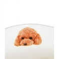 thumbnail image 7 of Pet Portrait White Porcelain Water Cup with Lid & Spoon - I Love Poodles (Red), 7 of 7