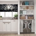 thumbnail image 5 of LALILO Kitchen Curtain Valance Evening Moon With Moonlight Rod Pocket Window Curtain 52"x 18" Set of 2, 5 of 5