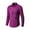 Z15 Hot Pink, variant on Men's Fashion Business Leisure Lapel Pure Color Long-sleeved Shirt Top Blouse