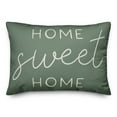 thumbnail image 2 of Creative Products Green Home Sweet Home 14x20 Indoor / Outdoor Pillow, 2 of 3