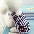thumbnail image 2 of Ropa para cachorros Methold Regalo dulce Camisetas Traje Estilo simple Camisa multicolor Patrón de oso azul XL PT003731-11B, 2 of 6