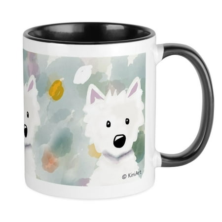 

CafePress - Westie Impressions Mug - Ceramic Coffee Tea Novelty Mug Cup 11 oz