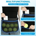 thumbnail image 4 of Tennis Ball Band Holder, Adjustable Pickleball Waist Pouch Ball Holder Waist Bag, Black, 4 of 6