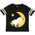 thumbnail image 3 of Inktastic Cute Sheep, Sleeping Sheep, Moon, Stars, Sleepy Boys or Girls Toddler T-Shirt, 3 of 5