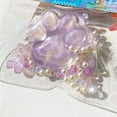 thumbnail image 5 of Handmade Cat Paw Soft and Fluffy for Stress Relief Kawaii Transparent Cat Paw Taba Soft Fidget Toys Party Favors Pink, 5 of 6