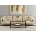 thumbnail image 3 of Safdie & Co. Coffee Table 47.25L Brown Reclaimed Wood Black Metal, 3 of 4