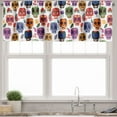 thumbnail image 3 of Ambesonne Wooden Valance & Curtain, Scary, 55"x30", Multicolor, 3 of 6