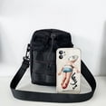 thumbnail image 4 of Bolsos Cruzados Bolsos de teléfono celular de moda Bolsos cruzados pequeños para mujeres simples Satchel informal (Negro) Likrtyny Para Estrenar, 4 of 9