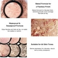 thumbnail image 4 of Makeup Setting Powder, Baked Powder Foundation, Color Correcting Powder, Luminous Finish Waterproof Sweatproof Conceal Foundation, Buildable Light to Medium Makeup Converage for Face, Matte Finished, 4 of 7
