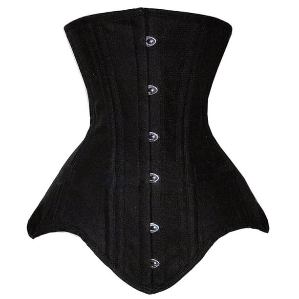 Corsé gótico de corte para mujer, ropa exterior con botones, BODYSUIT, fajas para mujer