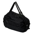 thumbnail image 3 of Bolsa de compras portátil para almacenar comestibles, lavable, impermeable, plegable y reutilizable. Negro, 3 of 6