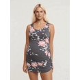 thumbnail image 5 of Yawrut Maternity Tank Tops Sleeveless Ruched Basic Tops Maternity Shirt Vest Mama Clothes, 5 of 6