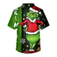 Clearance Before Christmas! Gotyou Grinch Tshirt Men's Short Sleeve V