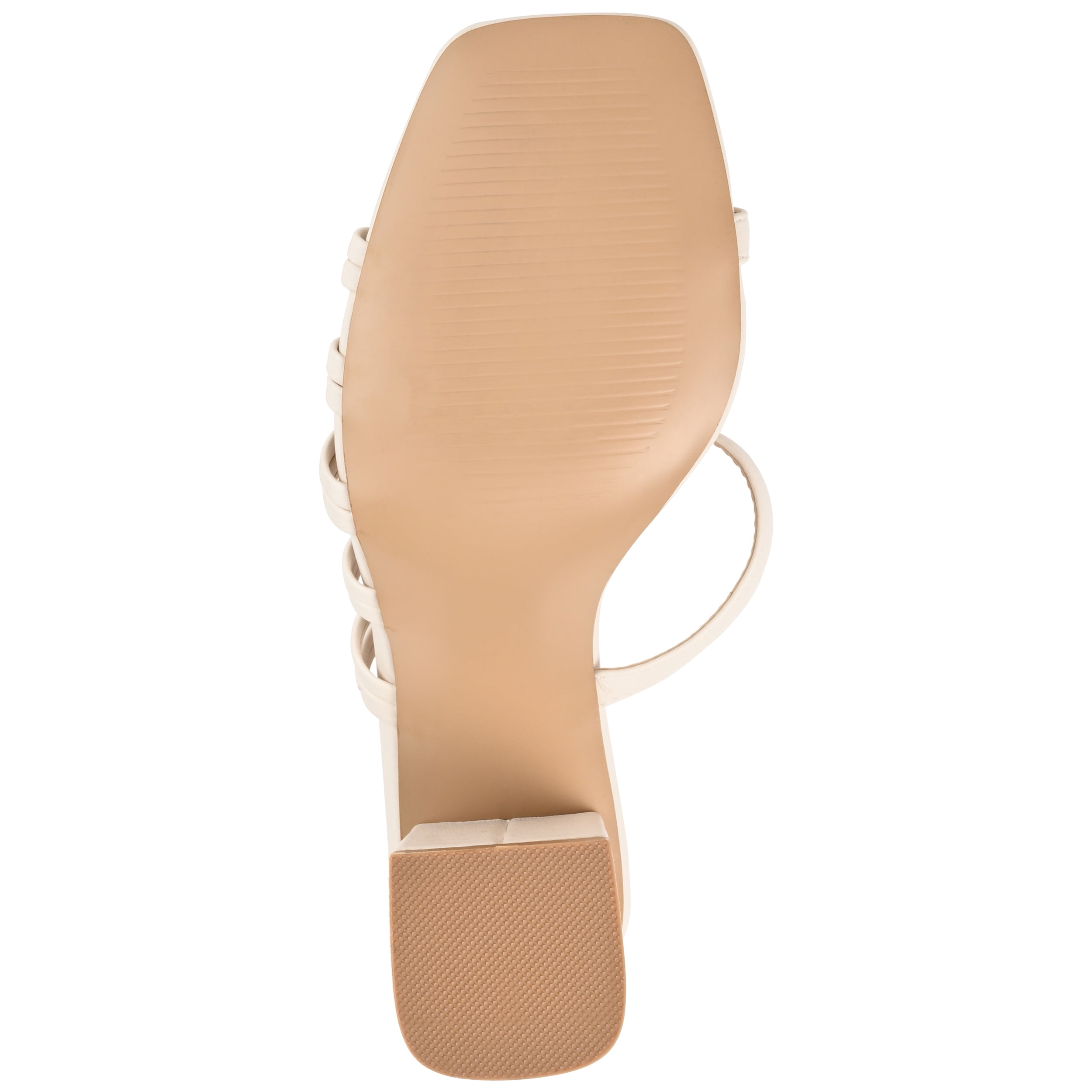 Journee Womens Emory Open Square Toe Block Heel Sandals