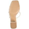 thumbnail image 5 of Journee Womens Emory Open Square Toe Block Heel Sandals, 5 of 9
