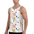 thumbnail image 3 of Rocae Geometric Spots for Men's Workout Tank Top Men's Running Tank Top Dry Fit Athletic Workout Tank TopsMedium, 3 of 9