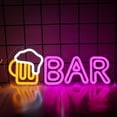 thumbnail image 4 of UPONRAY Bar Neon Signs, 14.6"*5.9" Dimmable & USB-Powered LED Neon Light, Stylish Wall Decor for Bar, Party, Restaurant, Living Room, Man Cave, 4 of 8