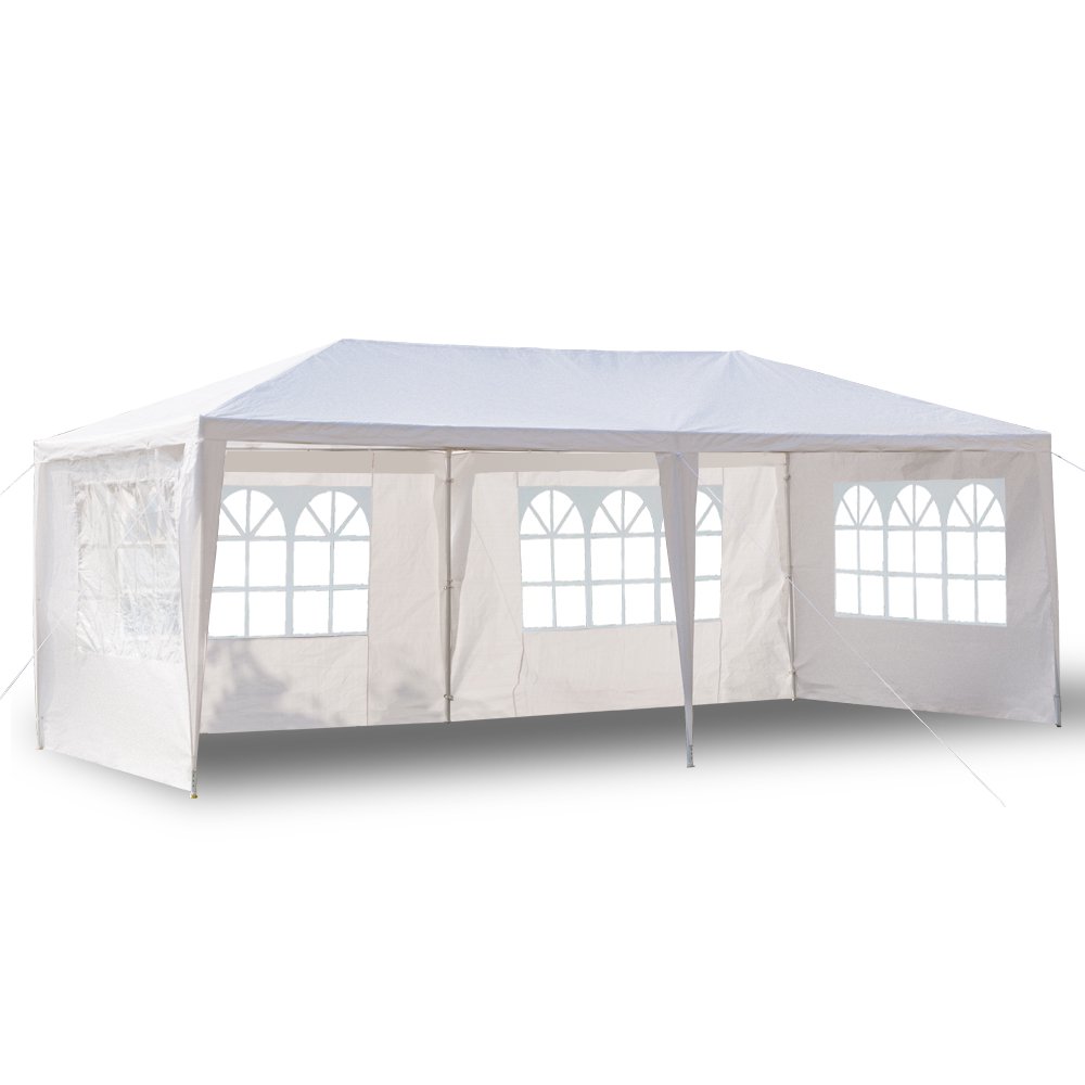 Party Tent 10x20 Ft with 4 Side Outdoor Canopy Pop Up Waterproof