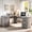 Gray-1, variant on Easoger 55" Farmhouse Executive Desk with 5 Drawers and Lockable File Cabinet, Built-in Power Outlets, Sturdy Computer Writing Desk for Home Office,White