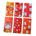 thumbnail image 4 of Tachiuwa 6Pcs Chinese New Year Red Envelopes Red Packets Traditional Gift Packets Creative Lucky Envelopes for Spring Festival D, 4 of 9
