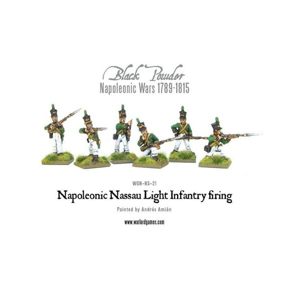 Warlord Games Nassau Light Infantry Firing New
