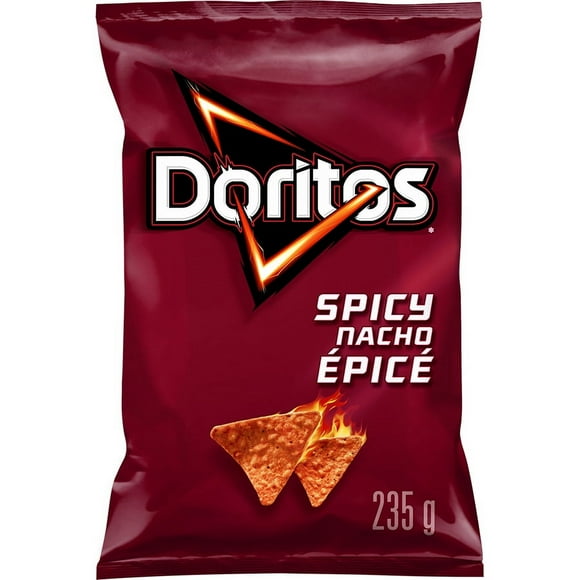 Doritos Spicy Nacho flavoured tortilla chips, 235g