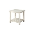 thumbnail image 1 of Martin Svensson Barn Door Solid Wood End Table Antique White, 1 of 5