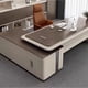 thumbnail image 4 of Meeting Reception Office Desks Executive Lap Work Mainstays Wooden Storage Office Desks Standing Biurko Desk Accessories Office My Lux Decor Round, 4 of 13