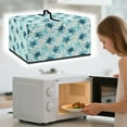 thumbnail image 3 of FOR U DESIGNS Turtle Coral Print Microwave Oven Dust Cover Portable Microwave Oven Folding Covers Wear-Resistan Lid for Air Fryer Toaster Oven (18.25" W x 14.5" D x 11" H)-S, 3 of 8