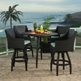 thumbnail image 1 of RST Deco Wicker 5 Piece Patio Dining Set, 1 of 9