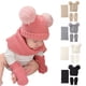 thumbnail image 5 of Conjunto de guantes y gorro con bufanda para niños y niñas, conjunto de guantes y bufanda de punto cálido para otoño e invierno, 5 of 8