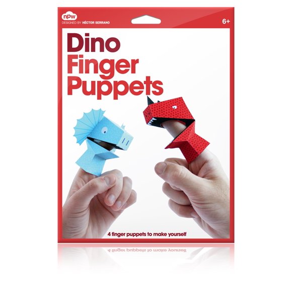 NPW W8203 Marionnettes de Fête Dinosaures, Multicolore